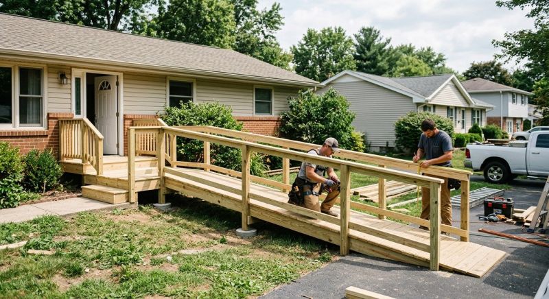 Handicap Ramp Construction in Wilmington, NC